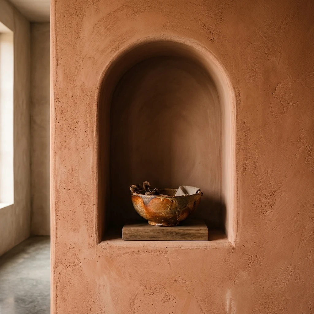 Mineral limewash paint architectural wall finish
